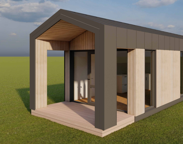 Flexihaus 3D Visualisierung des Hauses